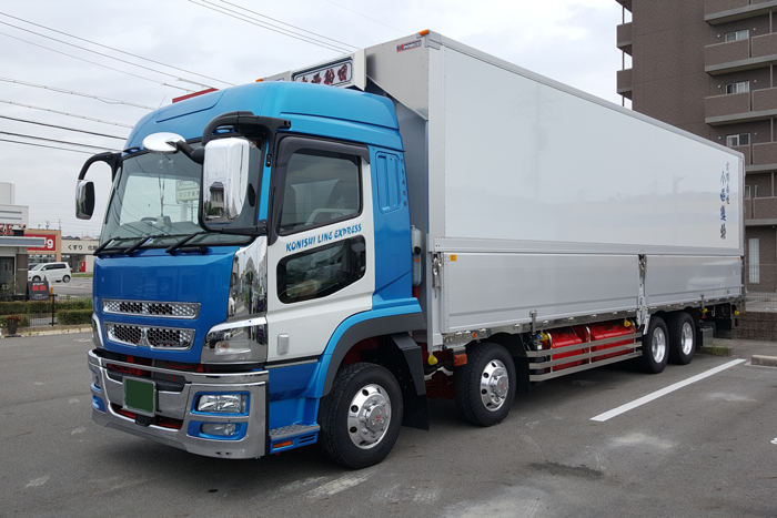 業務案内 チルド配送は愛知県名古屋市守山区の小西運輸 大型トラック トラックドライバー求人中